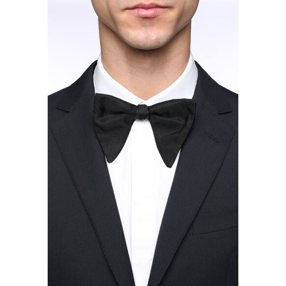 NWT GUCCI BLACK BOW TIE 100% Authentic Men’s - Picture 2 of 7